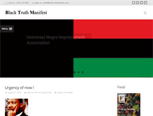 Tablet Screenshot of blacktruthmanifest.com